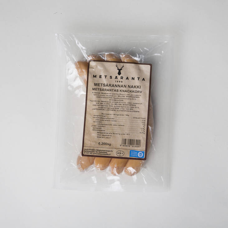METSÄRANNAN NAKKI 200g - Makkaratuotteet - 6405618013000 - 1
