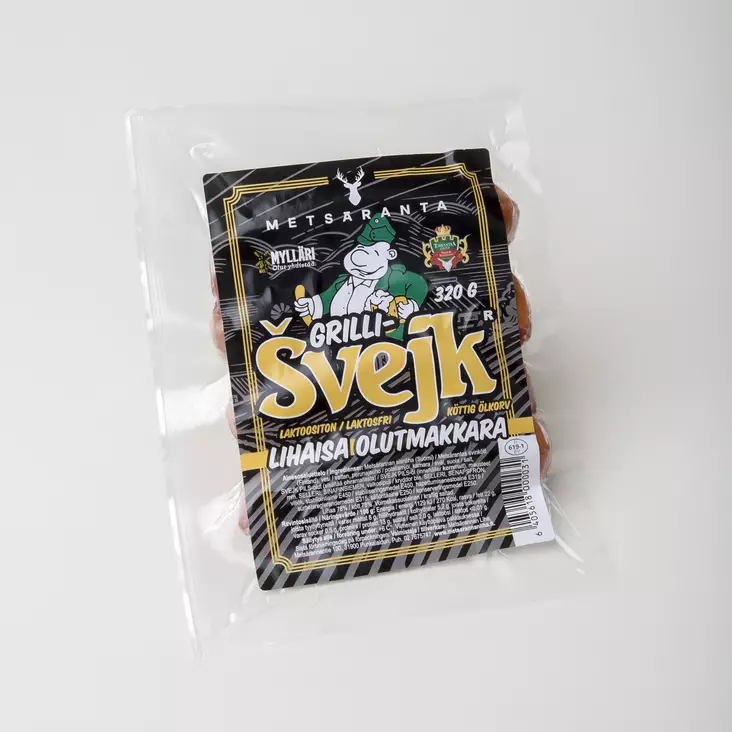 SVEJK PILS GRILLIMAKKARA 320g - Makkaratuotteet - 6405618000031 - 2
