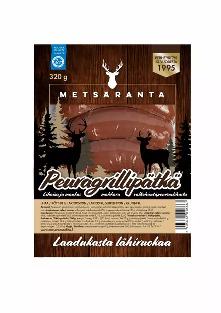 PEURAGRILLIPÄTKÄ 320g - Makkaratuotteet - 6405618016667 - 1