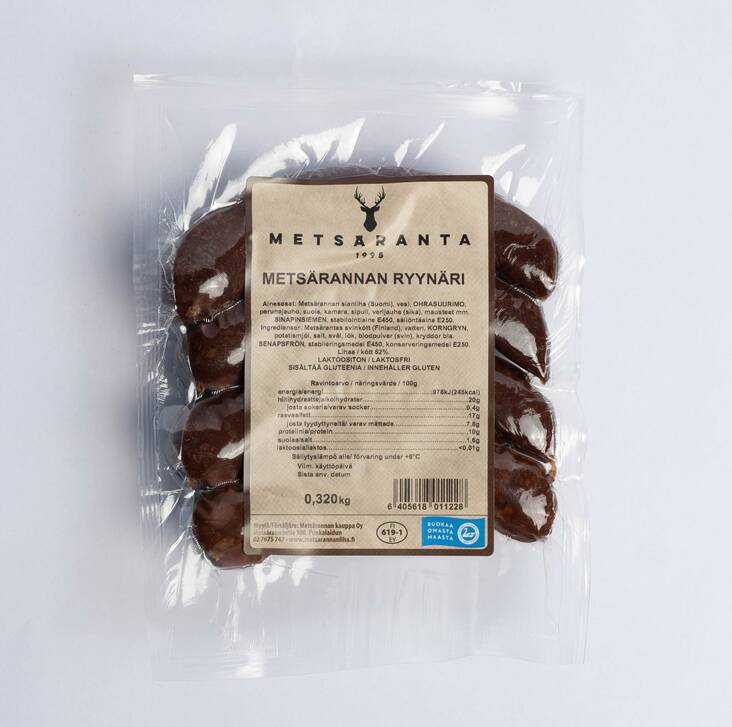 METSÄRANNAN RYYNÄRI 320g - Makkaratuotteet - 6405618011228 - 1